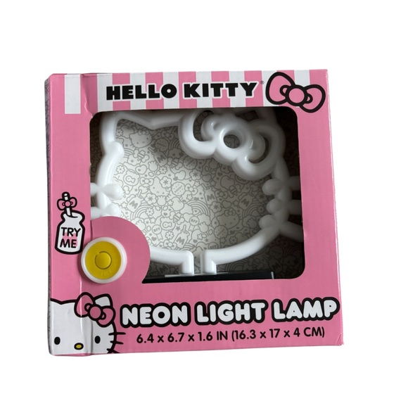 Hello Kitty Pink and White Neon Light Lamp BUNLDE - Picture 3 of 7
